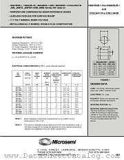 JAN1N944BUR-1 datasheet pdf Microsemi