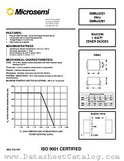 SMBJ5280 datasheet pdf Microsemi