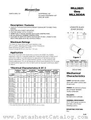 MLL3829-1 datasheet pdf Microsemi