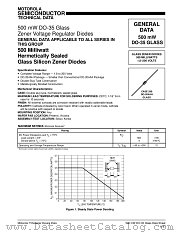 BZX83C3V6RL datasheet pdf Motorola