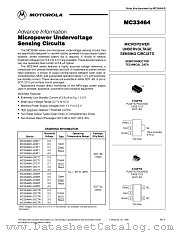 MC33464H-30CT1 datasheet pdf Motorola