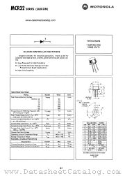 MCR32-40 datasheet pdf Motorola