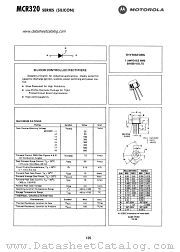 MCR320 datasheet pdf Motorola