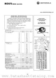 MCR470-100 datasheet pdf Motorola