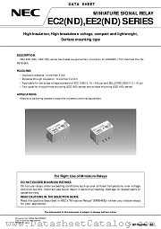 EE2-5ND datasheet pdf NEC