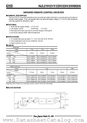NJL21H400AF3 datasheet pdf New Japan Radio