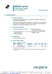BZX84-C2V7 datasheet pdf Nexperia
