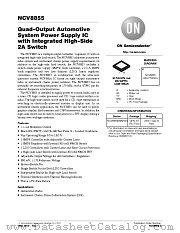 NCV8855 datasheet pdf ON Semiconductor
