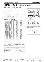 UNR5215 datasheet pdf Panasonic