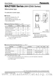 MAZY180 datasheet pdf Panasonic