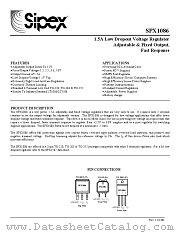 SPX1086R-3.3 datasheet pdf Sipex Corporation