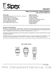 SPX2937T3-5.0 datasheet pdf Sipex Corporation