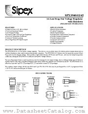 SPX3940T-5.0 datasheet pdf Sipex Corporation