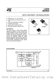L4940P85 datasheet pdf ST Microelectronics