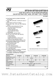 ST72T212G2M3 datasheet pdf ST Microelectronics