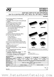 ST72T311J4T6S datasheet pdf ST Microelectronics