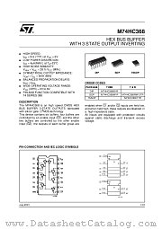M74HC368 datasheet pdf ST Microelectronics