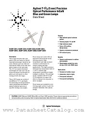 HLMP-CB30-NRGDD datasheet pdf Agilent (Hewlett-Packard)