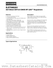 ILC7081AIM525X datasheet pdf Fairchild Semiconductor
