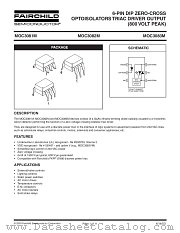 MOC3083SR2VM datasheet pdf Fairchild Semiconductor