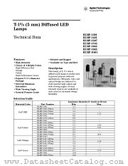 HLMP-3507-D00B2 datasheet pdf Agilent (Hewlett-Packard)