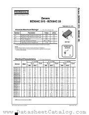 BZX84C5V1_D87Z datasheet pdf Fairchild Semiconductor