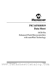 PIC16F818T-I/SS datasheet pdf Microchip