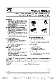 ST72P324J6TC datasheet pdf ST Microelectronics