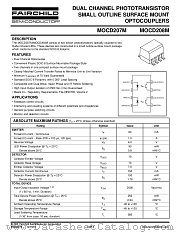 MOCD208M datasheet pdf Fairchild Semiconductor
