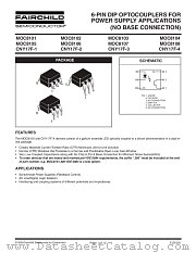 MOC81023SD datasheet pdf Fairchild Semiconductor