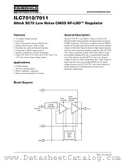 ILC7011AIC528X datasheet pdf Fairchild Semiconductor