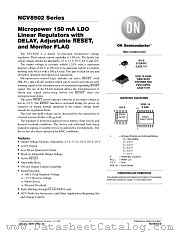 NCV8502DADJR2 datasheet pdf ON Semiconductor