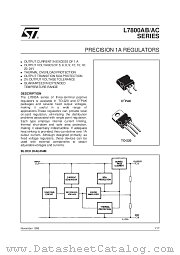 L7815ABV datasheet pdf SGS Thomson Microelectronics