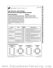 74F161ASJ datasheet pdf National Semiconductor