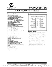 PIC16C62BT-04/P datasheet pdf Microchip