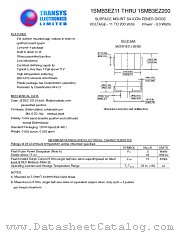 1SMB3EZ15 datasheet pdf TRSYS