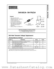 SA8.0(C)A datasheet pdf Fairchild Semiconductor