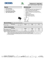 BZX84C3V9W-7-F datasheet pdf Diodes