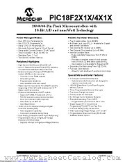 PIC18F4510-E/PT datasheet pdf Microchip