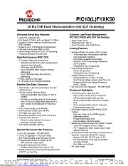PIC18F13K50-I/MQ datasheet pdf Microchip