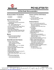 PIC16LF721-E/SS datasheet pdf Microchip