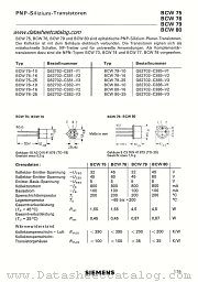 BCW80-16 datasheet pdf Siemens